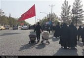 مراسم اربعین حسینی در بادرود برگزار شد+تصویر