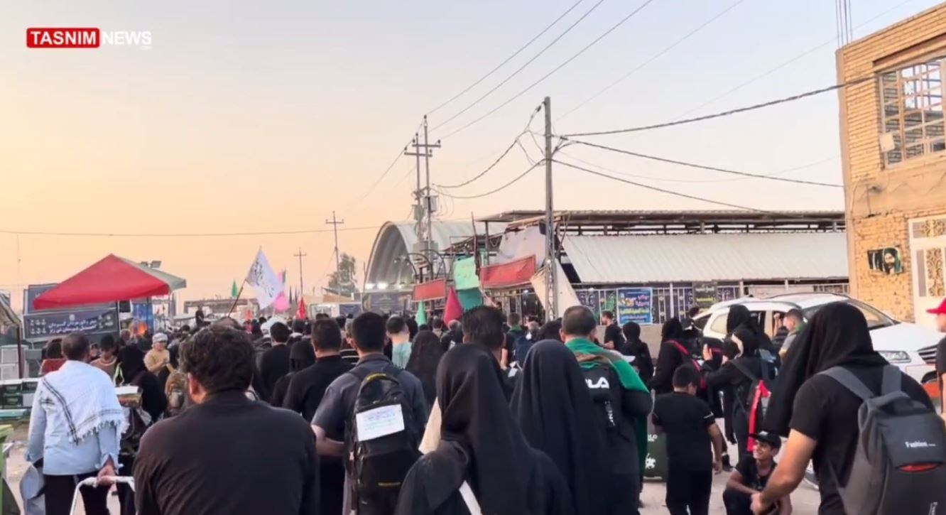زيارة الأربعين , الحشد الشعبي , العراق , بغداد ,