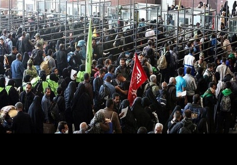 اعزام خیل عظیم زائرین اربعین حسینی از مرز مهران