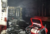 آتش‌سوزی  یک کارخانه آمریکایی ـ اسرائیلی در شهر ام‌الفحم ناحیه حیفا