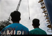 بانجی معکوس (جی‌مکس) در مجموعه توریستی نمک‌آبرود مازندران 