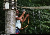مجموعه ادونچر پارک (جی‌مکس) در منطقه توریستی نمک‌آبرود مازندران