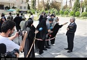 حسین سیمایی‌صراف وزیر علوم، تحقیقات و فناوری در حاشیه جلسه امروز هیئت دولت در جمع خبرنگاران