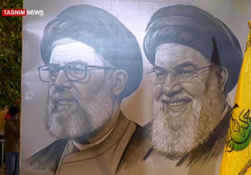 مراسم تأبين القائد الشهيد السيد حسن نصر الله في قلب بغداد