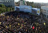 تسنیم تنشر مشاهد خاصة من مراسم الذکرى السنویة الأولى لاستشهاد السید نصر الله