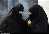 حضور جمیله‌سادات علم‌الهدی در بزرگداشت شهادت سید مقاومت