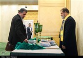 حضور خادمان حرم حضرت عبدالعظیم حسنی(ع) در صحن علنی مجلس