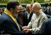 حضور خادمان حرم حضرت عبدالعظیم حسنی(ع) در صحن علنی مجلس