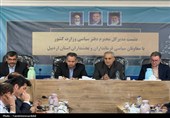 نشست مدیرکل سیاسی وزارت کشور با معاونان سیاسی فرمانداران و بخشداران استان اردبیل