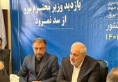 وزیر نیرو از سد مخزنی نمرود بازدید کرد