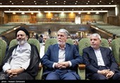سیدعباس صالحی، وزیر فرهنگ و ارشاد اسلامی وحجت‌الاسلام سیدعبدالفتاح نواب نماینده ولی‌فقیه در امور حج و زیارت