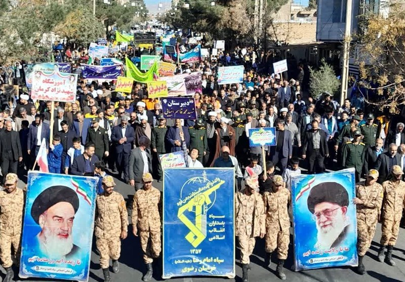 خراسان رضوی , اخبار استان خراسان رضوی , اخبار مشهد , مشهد مقدس , یوم‌الله 13 آبان , راهپیمایی , 