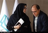 آزاده نظربلند دبیرکل نهاد کتابخانه های عمومی کشور در نشست خبری سی‌وسومین دوره هفته کتاب جمهوری اسلامی ایران