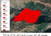 پایش آتش جنگل‌های الیت از طریق تصاویر ماهواره‌ای VIIRS