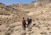 نجات کوهنورد ارتفاع‌زده در بنه‌کوه گرمسار
