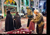 تجلیل از مادران شهدا در مجلس تعزیه شهادت حضرت عباس(ع)