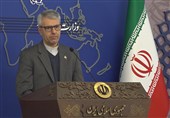 منشور بقائی بشأن لقاءات وزیر الخارجیة الإیرانی فی باکو