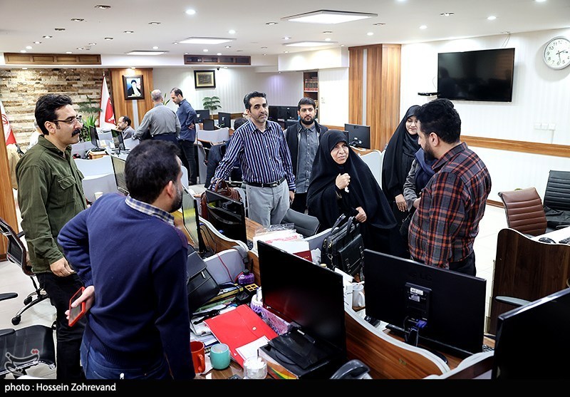بازدید مرضیه وحید دستجردی، دبیر ستاد ملی جمعیت از تحریریه خبرگزاری تسنیم