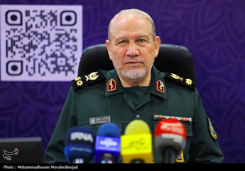 سرلشکر سید یحیی صفوی دستیار و مشاور فرمانده معظم کل قوا در نشست خبری همایش «بسیج، توسعه و امنیت پایدار منطقه جنوب‌شرق کشور»