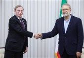 لاریجانی ونائب رئیس الوزراء الروسی یبحثان دفع التعاون الاستراتیجی وممر الشمال–الجنوب