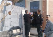 پلمب غرفه‌های بدهکار بازار سنگ دارالسلام اسلامشهر با دستور قضایی