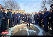 کلنگ‌زنی مدرسه 6 کلاسه آزادده ضیاءآباد