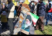 حماسه حضور در هوای سرد؛ مردم قزوین یکپارچه برای 9 دی آمدند