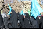 حماسه حضور در هوای سرد؛ مردم قزوین یکپارچه برای 9 دی آمدند