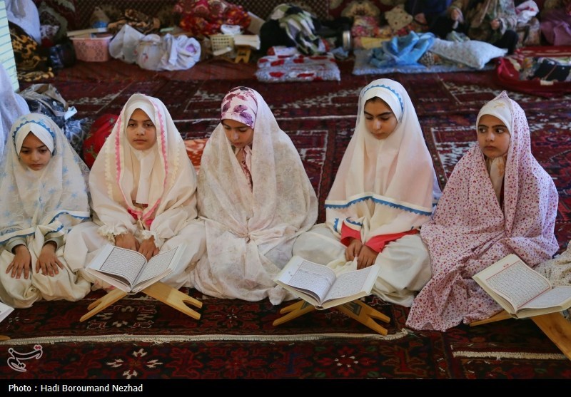 مراسم  معنوی اعتکاف در شهرستان اهر
