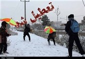 برف مدارس استان اردبیل را تعطیل کرد