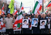 راهپیمایی مردم زنجان در محکومیت اغتشاشات
