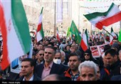راهپیمایی مردم زنجان در محکومیت اغتشاشات