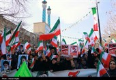 راهپیمایی مردم زنجان در محکومیت اغتشاشات