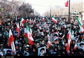 راهپیمایی مردم زنجان در محکومیت اغتشاشات