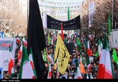 راهپیمایی مردم زنجان در محکومیت اغتشاشات