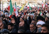 راهپیمایی مردم زنجان در محکومیت اغتشاشات