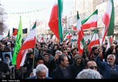 راهپیمایی مردم زنجان در محکومیت اغتشاشات