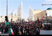 راهپیمایی مردم زنجان در محکومیت اغتشاشات