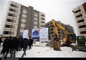 آیین افتتاح و بهربرداری از پروژه 690 واحدی مسکن ملی ارغوان در همدان