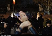 تجمع دانشجویی مقابل سفارت انگلستان