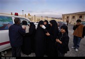 تشییع پیکر شهید مدافع امنیت امین سلیمی در حرم مطهر شاهچراغ (ع)