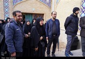 تشییع پیکر شهید مدافع امنیت امین سلیمی در حرم مطهر شاهچراغ (ع)