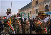 تشییع پیکر شهید مدافع امنیت امین سلیمی در حرم مطهر شاهچراغ (ع)