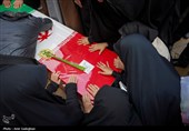تشییع پیکر شهید مدافع امنیت امین سلیمی در حرم مطهر شاهچراغ (ع)