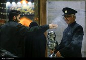حال و هوای حرم مطهر رضوی در شهادت امام کاظم(ع)