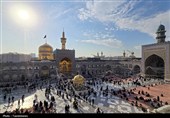 حال و هوای حرم مطهر رضوی در شهادت امام کاظم علیه السلام
