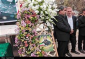 پیکر شهید مدافع امنیت در  روستای درودگاه دشتستان آرام گرفت
