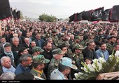 پیکر شهید مدافع امنیت در  روستای درودگاه دشتستان آرام گرفت