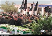 پیکر شهید مدافع امنیت در  روستای درودگاه دشتستان آرام گرفت