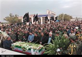 پیکر شهید مدافع امنیت در  روستای درودگاه دشتستان آرام گرفت